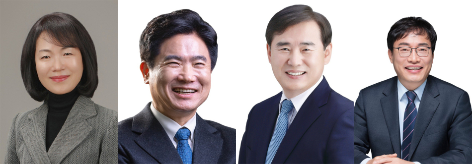 왼쪽부터 전남광주통합특별시교육감 선거 강숙영, 김대중, 이정선, 장관호 후보 /중앙선거관리위원회