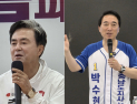 김태흠 43.9% vs 박수현 43.5%…충남 민심 ‘안갯속으로’