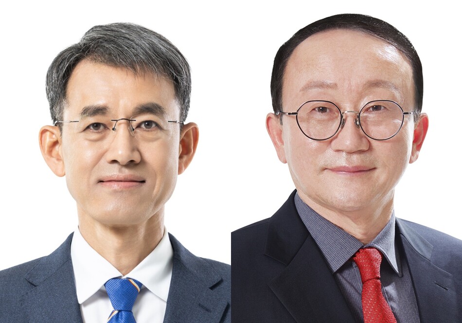 박충식 더불어민주당 연천군수 후보(왼쪽)와 김덕현 국민의힘 후보. 중앙선거관리위원회
