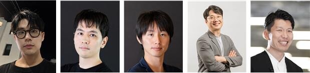 (왼쪽부터)오현빈 연구원(1저자, 포스텍 통합과정), 타키다 유타(소니 AI 연구원), 우에사카 토시미츠(소니 AI 연구원), 오태현 교수(KAIST 전산학부 부교수), 미츠후지 유키(소니 AI Vice President 및 뉴욕대학교 방문 연구 교수)