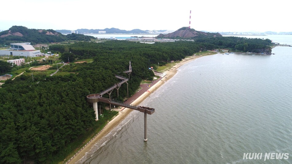 장항송림산림욕장과 스카이워크.