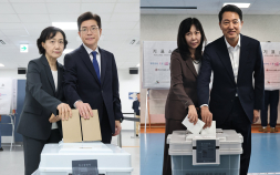 ‘미리 한 표’ 정치권·재계 동참…사전투표하는 정원오·오세훈·이재용 [쿠키포토]