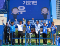 우상호·김중남 후보 강릉역 집중유세 “강릉AI데이터센터 투자 유치, 5대 대기업 중 하나, 6월 20~30일 이름 공개”