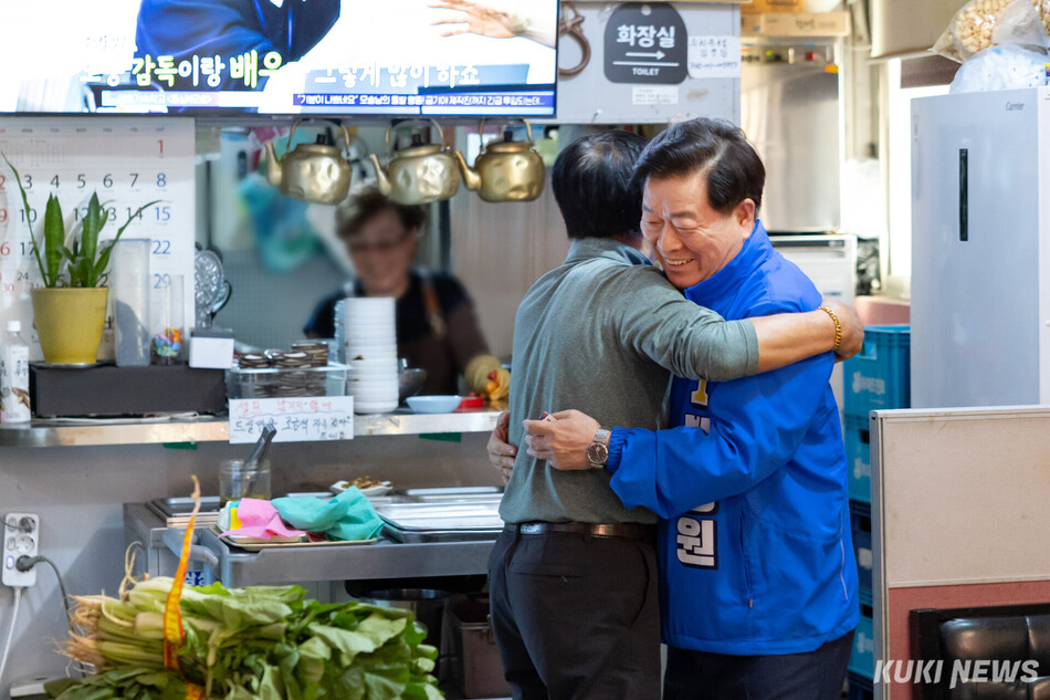 박승원 더불어민주당 광명시장 후보. 박승원 후보 캠프 제공