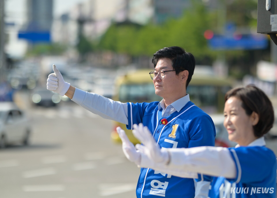 2일 더불어민주당 구자열 원주시장 후보는 ‘시민에 드리는 감사 메시지’로 13일간의 대장정을 마무리했다. 후보 캠프