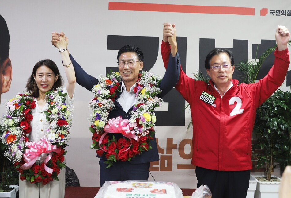 김병삼 국민의힘 영천시장 당선인이 시민 통합과 민생 중심 시정을 약속했다. 김병삼 당선인 제공