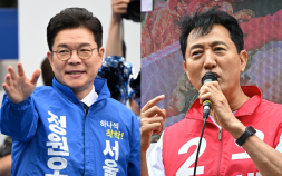 서울시장 결과에 갈린 정치 테마주…오세훈株 웃고·정원오株 울고