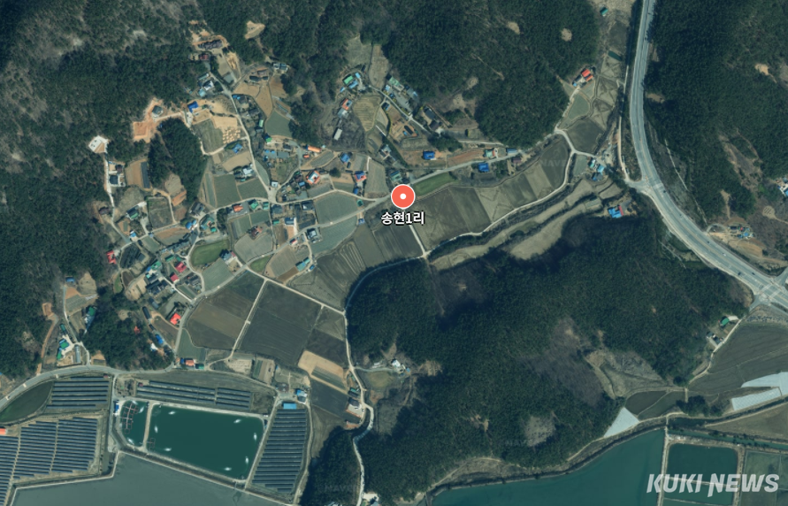 충남 태안군 소원면 송현 1리. 네이버 지도