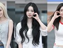 카리나·윈터·권은비, 월드컵 원정 응원…멕시코行 [쿠키포토]