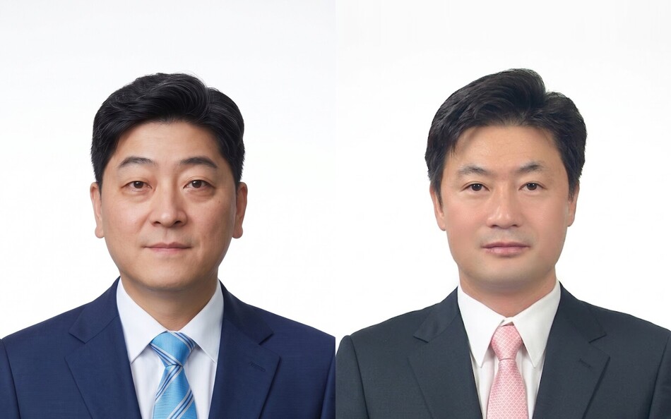 왼쪽부터 계명문화대 문정남 박사(대외홍보팀장), 계명대 하제현 교수(스포츠마케팅학과). 계명문화대 제공