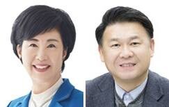 민주당 엄소영 의원(왼쪽)과 국민의힘 권오중 의원.