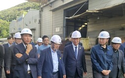 “김해 170개 수용성절삭유 업체 이전 막아야”…정영두 당선인, 환경부 장관과 현장 방문