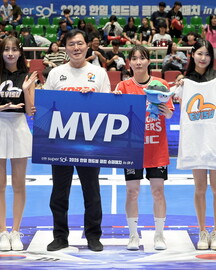 SK슈가글라이더즈, 역사적인 ‘한·일 슈퍼매치’ 첫 공식전서 日지라솔 가가와 격파
