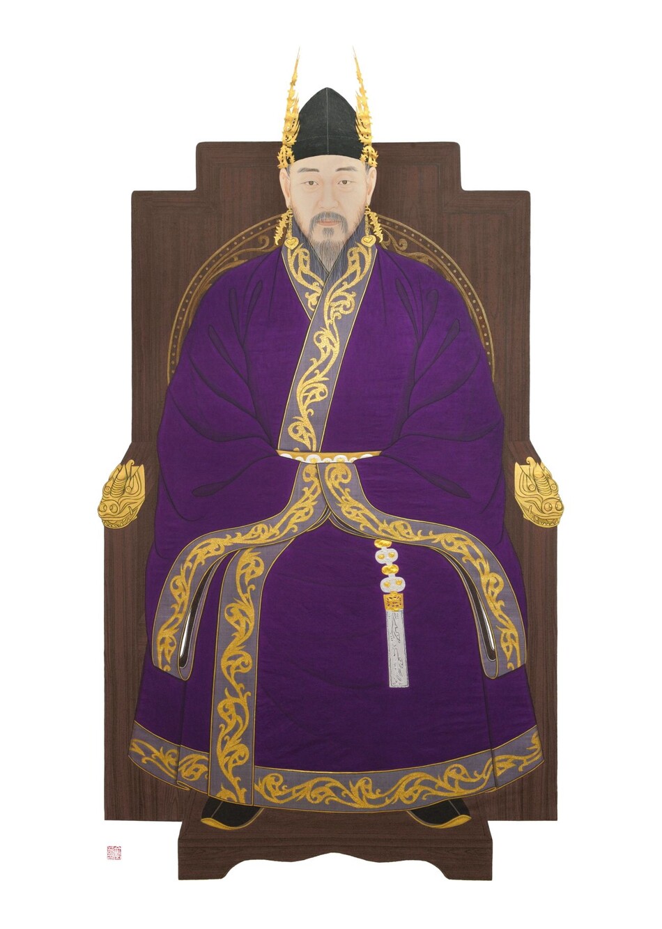 백제 제25대 무령왕. 문화유산청