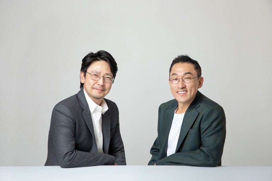 카카오게임즈 김태환·이시우 신임 대표이사. 카카오게임즈 제공
