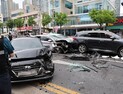 “출근길 아수라장”…대구 도심서 택시 9중 추돌