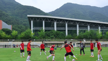 “K리그1 승격 잡아라”…경남FC, 후반기 준비 훈련 담금질
