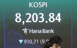 ‘사상 최대 낙폭’ 코스피, 8200선 추락 …외국인·기관 ‘12조’ 던졌다