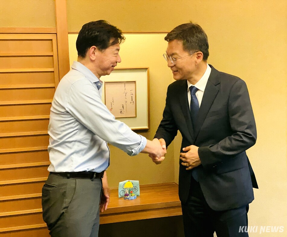 민선 9기 김중남 강릉시장 당선인이 21일 일본 효고현 다카라즈카(宝塚)시를 방문, 양 도시 간의 실질적인 교류 협력과 글로벌 지방외교를 위한 첫발을 내딛었 다. 인수위 제공