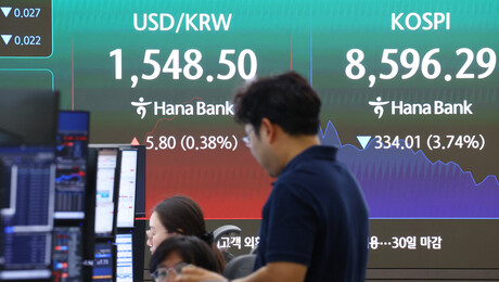 코스피, 장중 매도 사이드카 발동…삼전·닉스 7%대 급락
