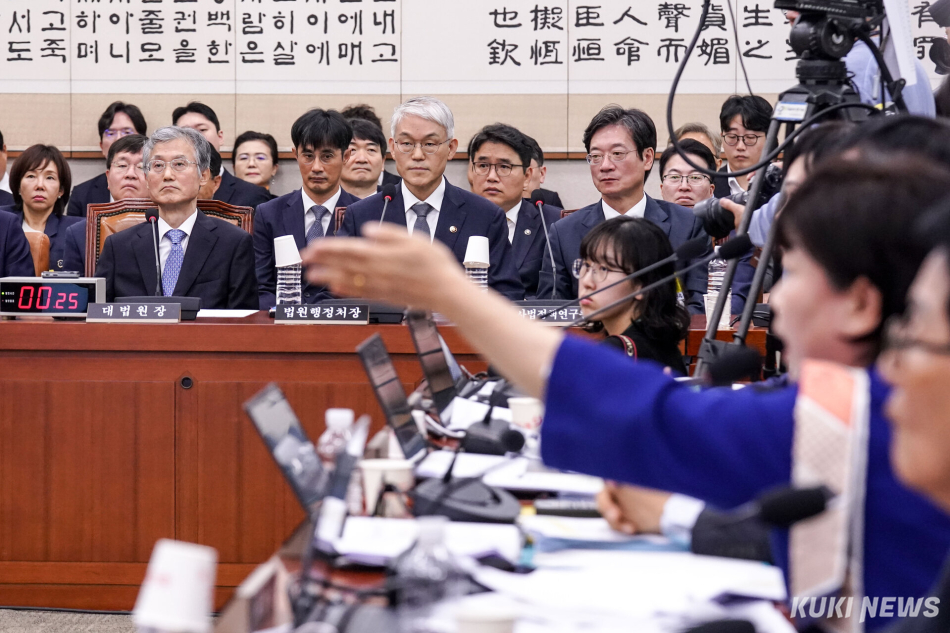 국회 법제사법위원회 전체회의 모습. 쿠키뉴스 자료사진