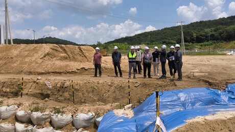 충남개발공사, 장마 앞두고 개발사업지구 안전점검 실시