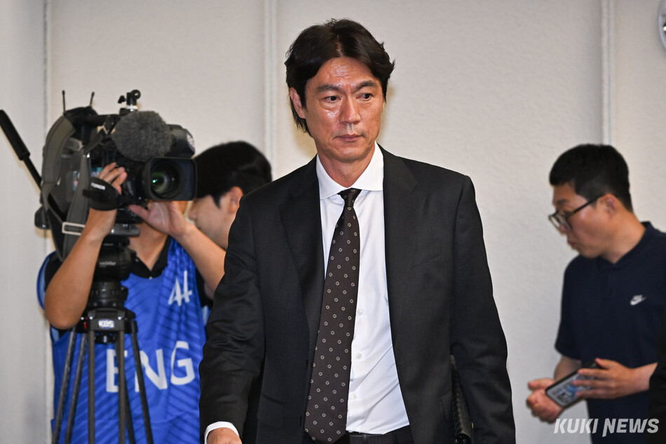 홍명보 감독. 남동균 기자
