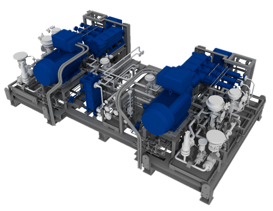 HD한국조선해양이 독자 개발한 LNG 연료공급용 고압펌프(High Pressure Pump). HD한국조선해양 제공