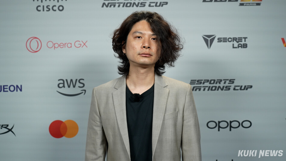 ‘래퍼드’ 복한규 감독이 29일 오후 12시 대전컨벤션센터(DCC)에서 열린 ‘2026 미드 시즌 인비테이셔널(MSI)’ 플레이인 스테이지 승자조 경기를 마친 뒤 쿠키뉴스와 인터뷰하고 있다. 김영건 기자