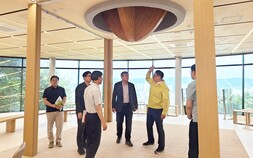 임하수 산림청 차장,  보문산 큰나무 전망대 현장 방문 [쿠키포토]