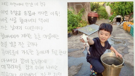 동강국제사진제 사진 일기 대상 ‘한결 거제시 용산초 학생’