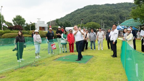 경북과학대, 파크골프 실습장 개장…평생직업교육 확대