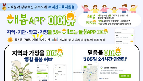 [충남에듀있슈] 서산형 통합 돌봄 플랫폼 정부혁신 경연 ‘대상’