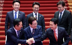 李대통령, 장동혁 가족상에 근조화환…이준석·한동훈도 빈소 찾아 조문