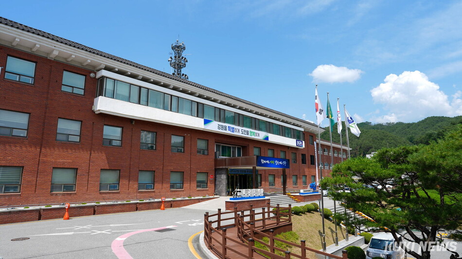 양구군청 전경(쿠키뉴스 DB)