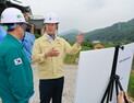 유명현 산청군수, 장마철 재해복구 현장점검