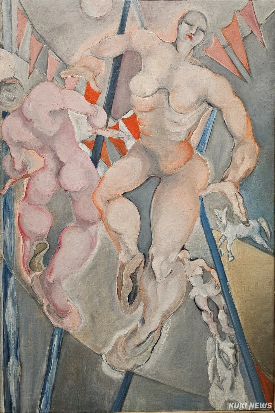 젤다 세이어 피츠제럴드(Zelda Sayre Fitzgerald, 미국, 1900~1948), 서커스, 1938년경, 캔버스에 유채, 92.1x61.6cm, 작가 기증, 1943.5, 몽고메리 미술관