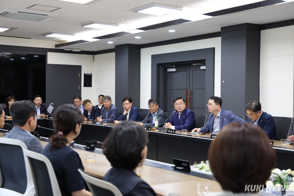 6일 열린 민선 9기 횡성 군정 첫 업무보고회 모습. 횡성군