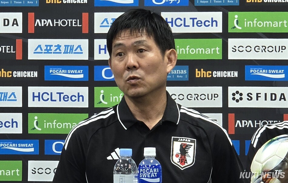 모리야스 하지메 일본 축구대표팀 감독. 김영건 기자