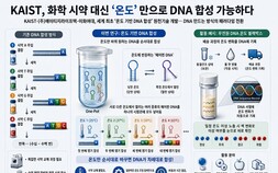 [쿠키과학] ‘온도만 바꿔 원하는 DNA 만든다’… KAIST, 세계 최초 합성기술 개발