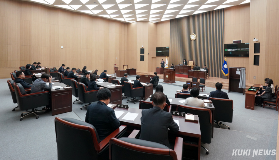 7일 개최된 춘천시의회 제350회 임시회 제2차 본회의. (사진=춘천시의회)
