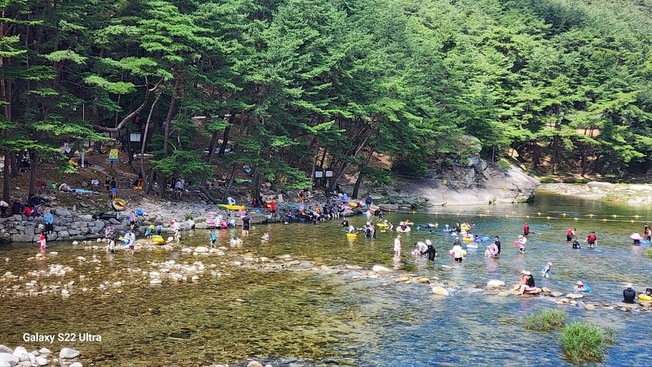 거창 수승대 야외 물놀이장