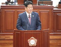 [포토]태백시의회 개원식 참석한 이상호 태백시장