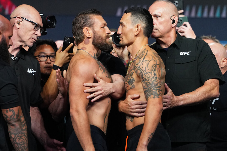 코너 맥그리거와 맥스 할러웨이가 12일 오전 격돌한다. UFC 제공