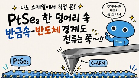 [쿠키과학] ‘반도체 전기 병목현상, 세계 최초 해결’… KAIST-성균관대, 반도체 접촉저항 해결 실마리
