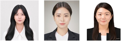 (왼쪽부터)KBSI 호남권센터 한의정 박사후연구원(제1저자), 김다혜 연구원(공동저자), 정혜종 책임연구원(교신저자)