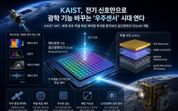 [쿠키과학] ‘센서 교체 없이 기능 전환’… KAIST, 세계 최초 ‘소프트웨어 정의’ 우주용 광학칩 구현