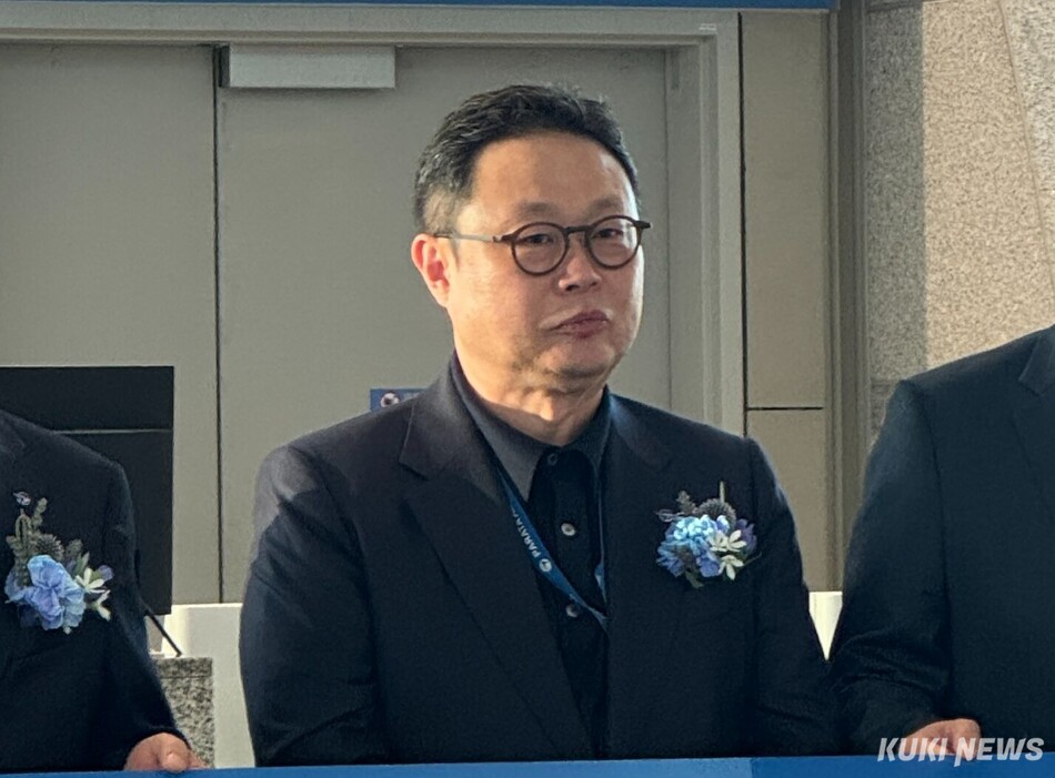 윤철민 파라타항공 대표이사가 지난 13일 인천~하노이 노선 신규 취항식에 참석했다. 김수지 기자