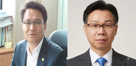 왼쪽부터 장찬호 행정복지국장, 김종춘 산업건설국장