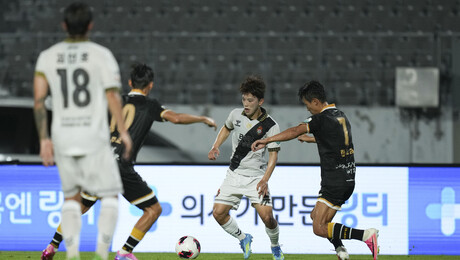 경남FC, 안산그리너스FC 제치고 중상위권 가나